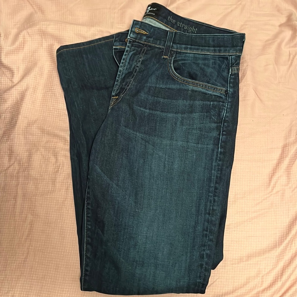 7 For All Mankind “The Straight” Luxe Performance Jeans